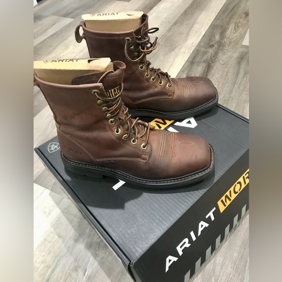 Ariat Shoes Ariat Cascade Steel Toe 8 Work Boot Steel Toe Poshmark